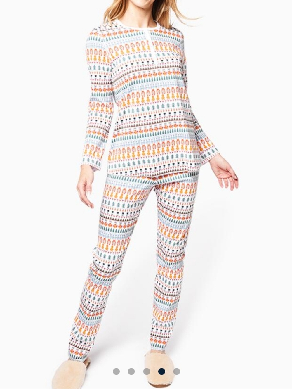 Roller Rabbit Pajamas Set Women's Medium All Over Print